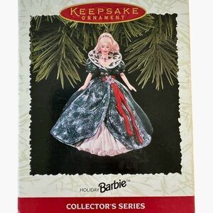 Hallmark Keepsake Christmas Ornament Holiday Barbie Collector's Series #3 1995